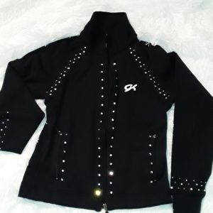 black sweater for girls with small diamonds